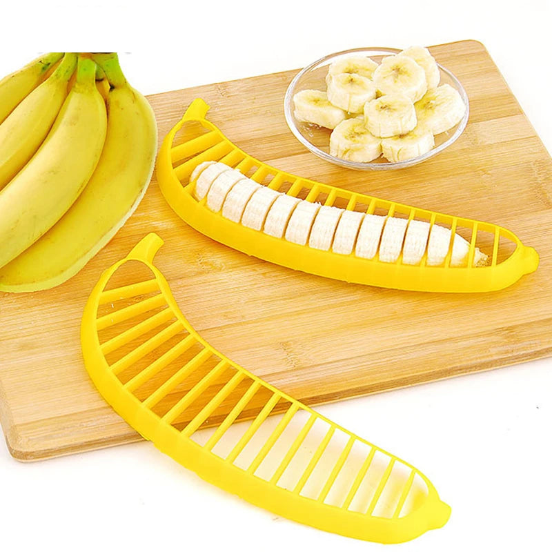 Creative banana slicer