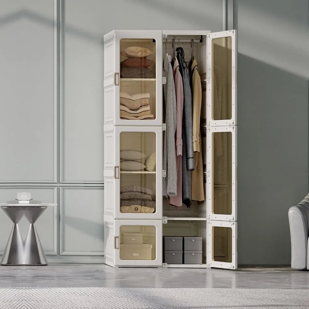 Portable Wardrobe Closet Storage Organizer