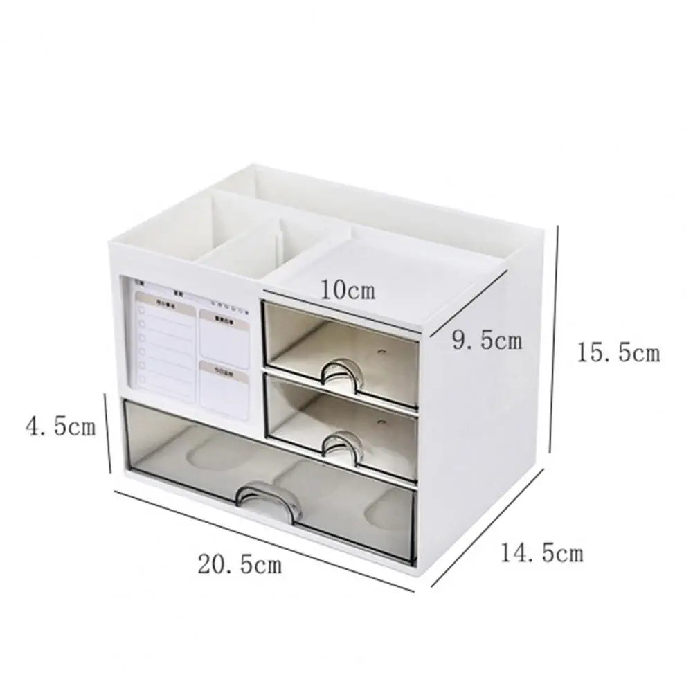 Desktop Organizer Drawer Box With Pen Holder