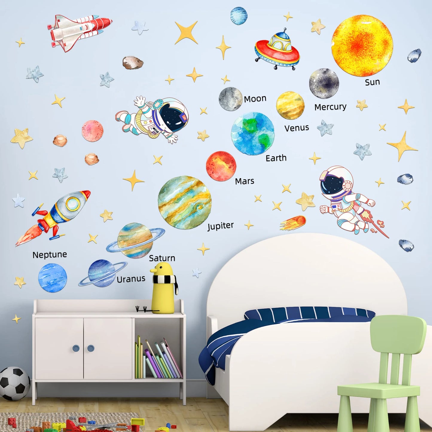 Solar System Kids Wall Stickers