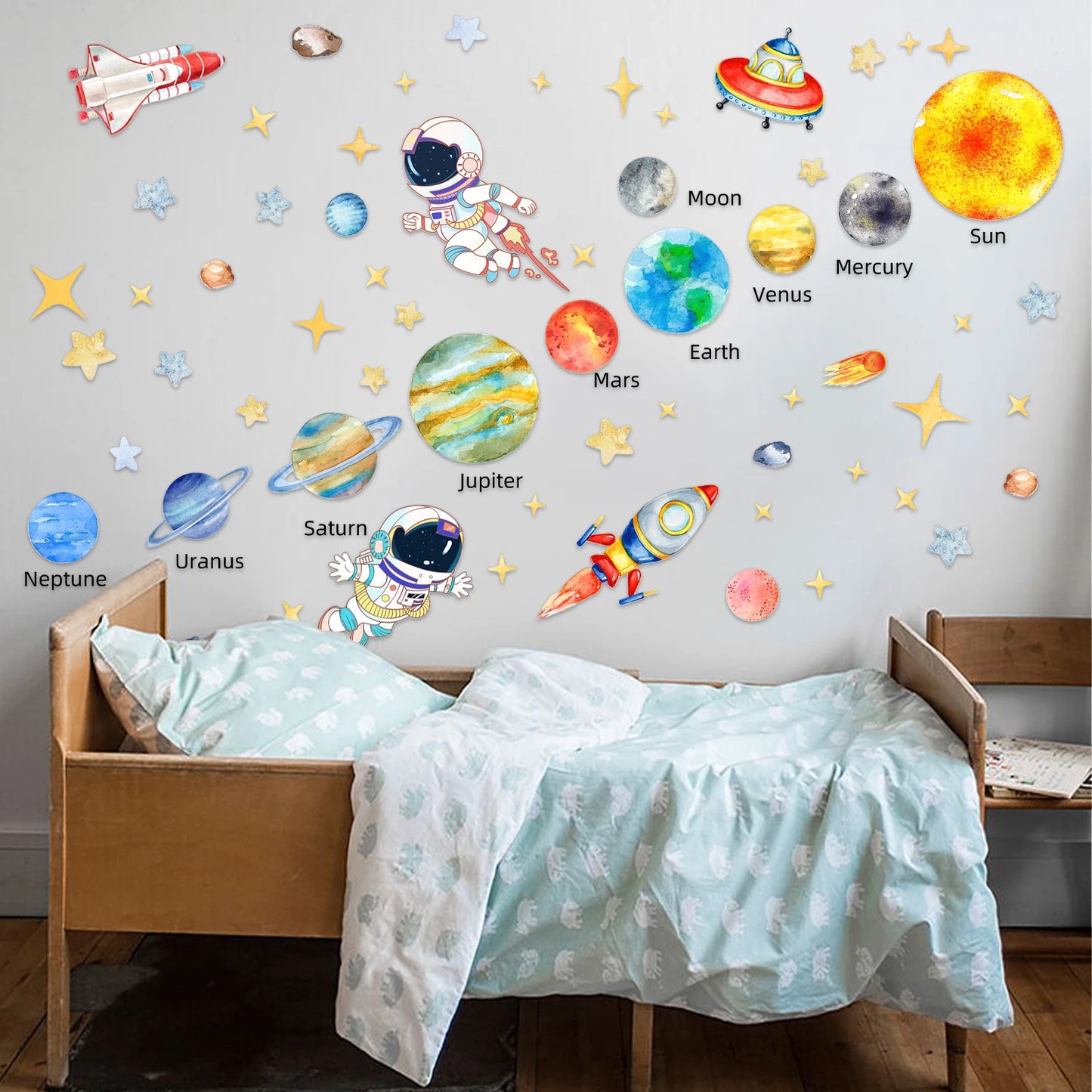 Solar System Kids Wall Stickers