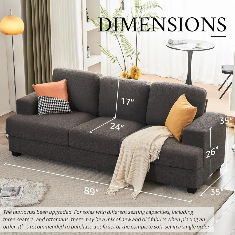 Modern Sofa- 3 Seater Sofa Couch Sofa Sets