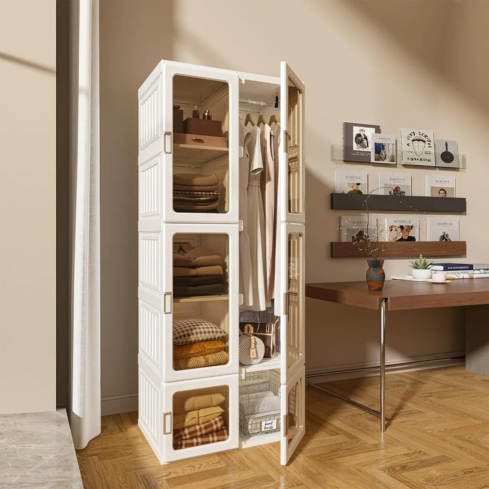 Portable Wardrobe Closet Storage Organizer