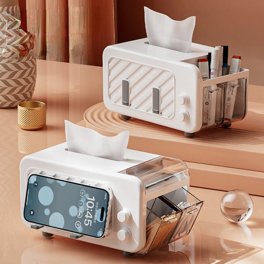 Multifunctional Home Office Desktop Tissue Box