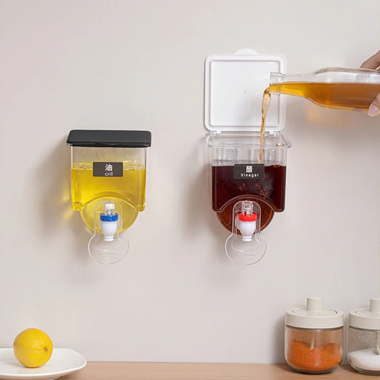 Wall Mounted Storage Liquid Seasoning Bottle