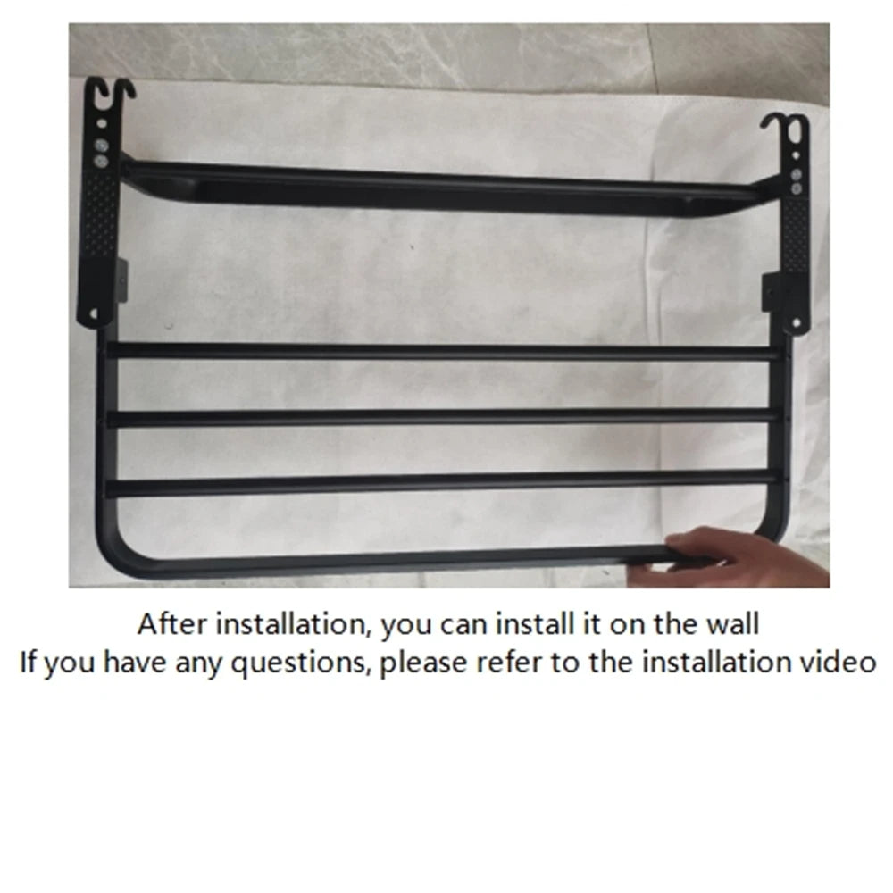 Multifunctional Aluminum Foldable Towel Rack