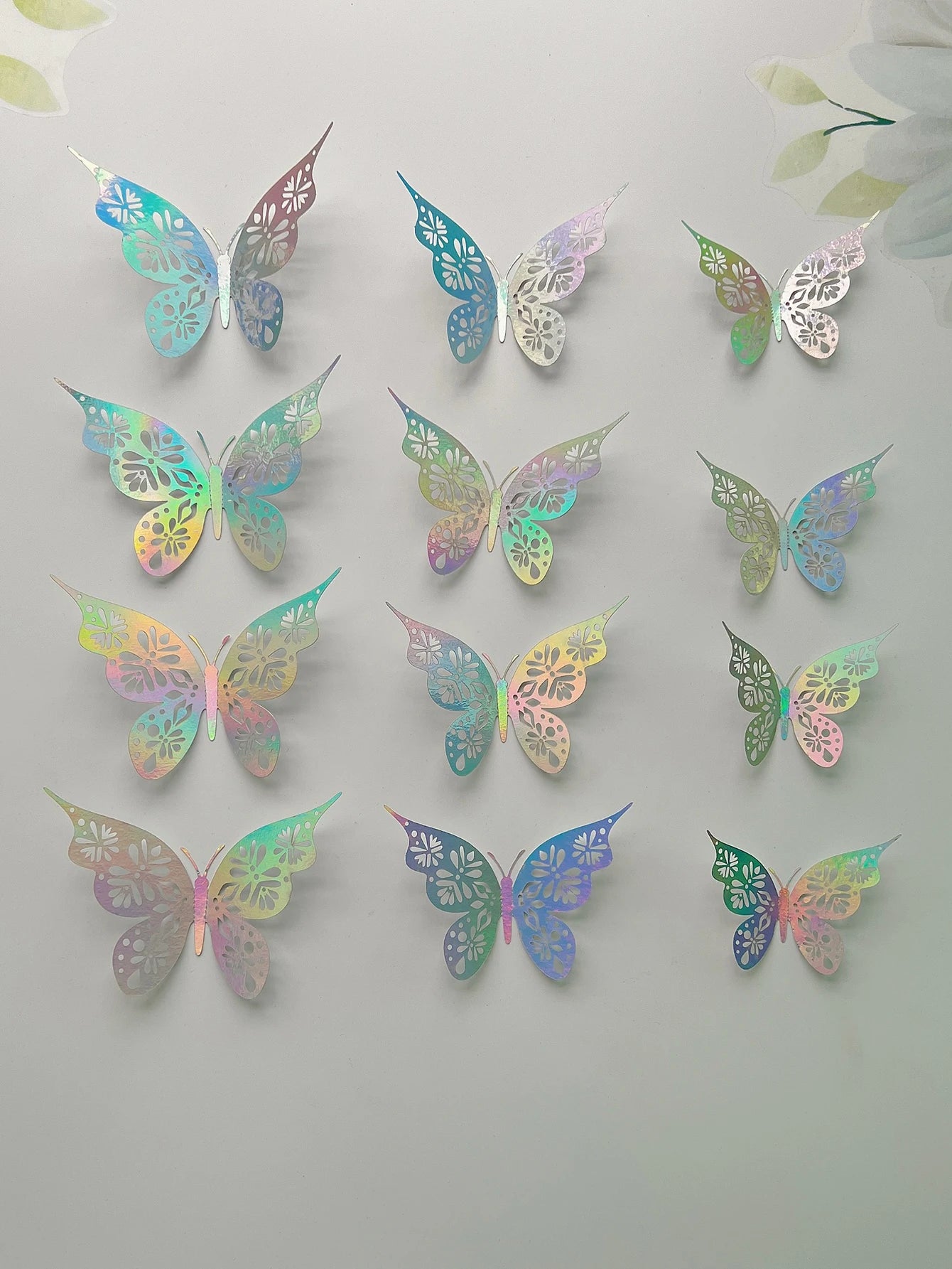 Hollow Butterfly Wall Sticker